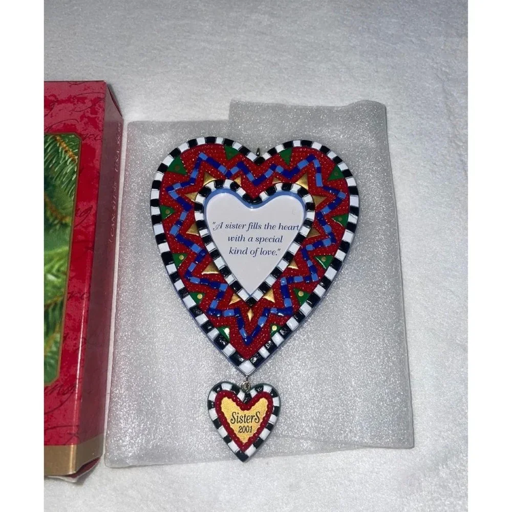Hallmark Keepsake Ornament Sisters Photo Holder